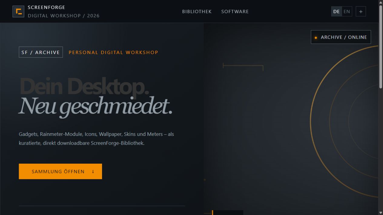 Screen-Forge Website